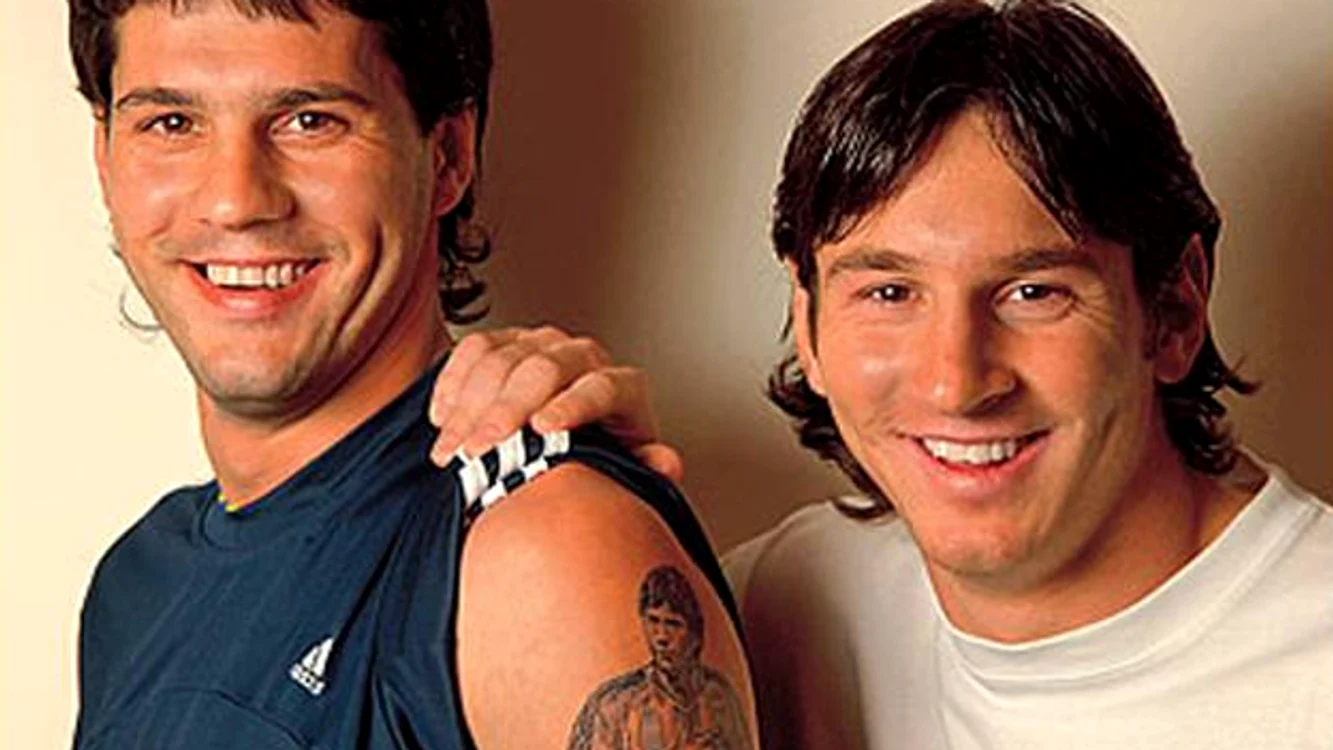 Leo Messi, alături de fratele său