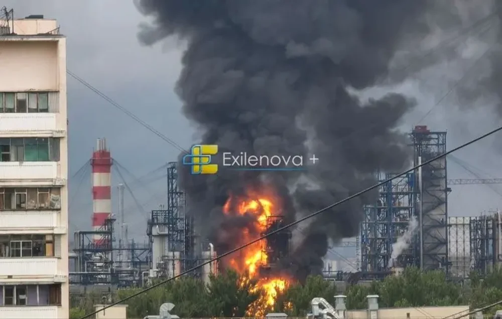 Moscova, atacată de zeci de drone. Cea mai mare rafinărie din capitala Rusiei în flăcări