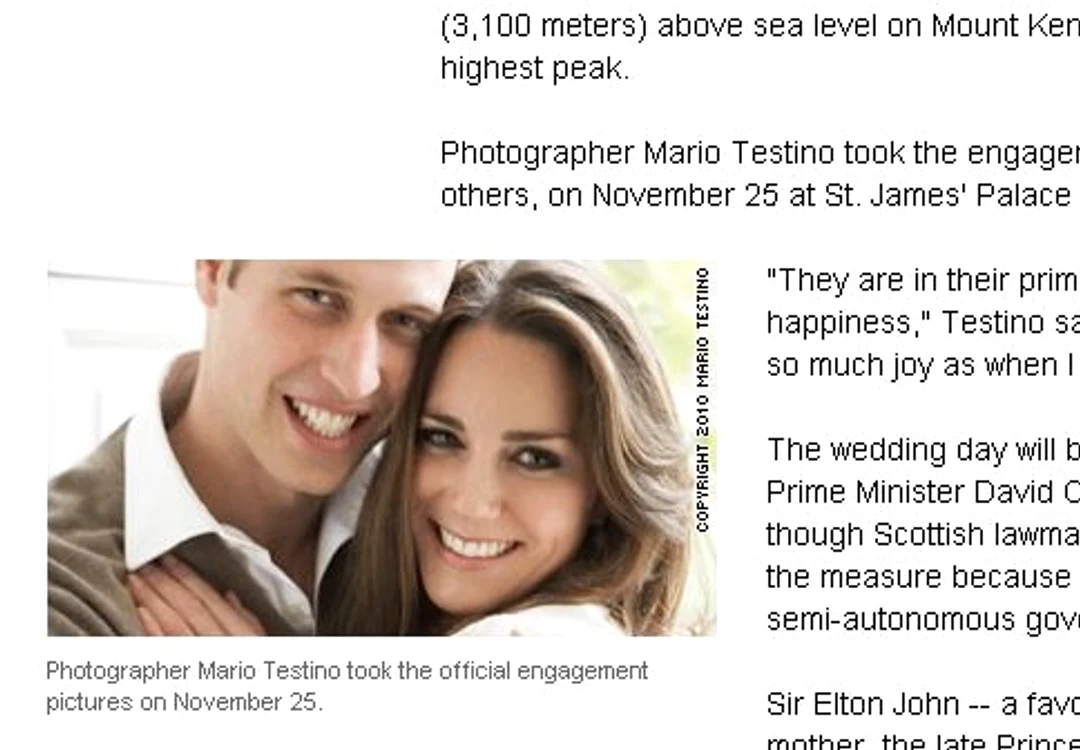 William şi Kate (captură cnn.com)