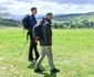Regele Philippe cu Regina Mathilde și copiii lor pe El Camino de Santiago de Compostela. FOTO: Casa Regală belgiană