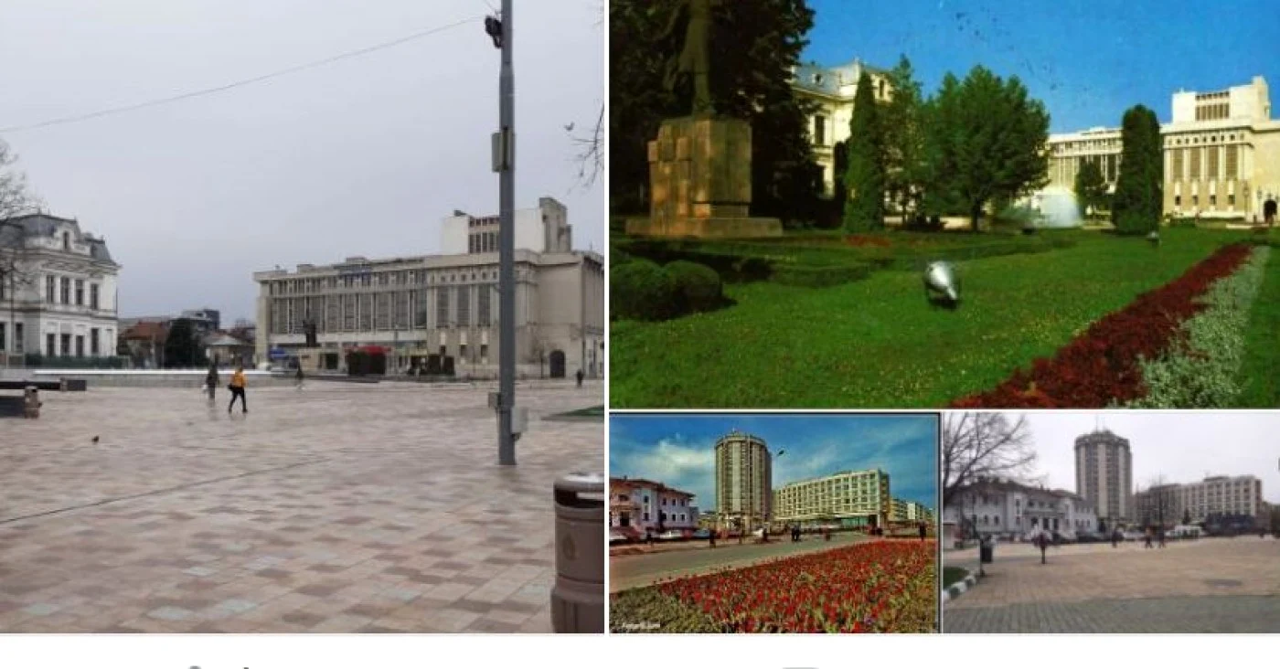 Piteştiul de ieri versus Piteştiul de azi. Sursă: arhive