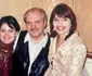 Victor, cu fiica Iulia și cu Marina Almășan 