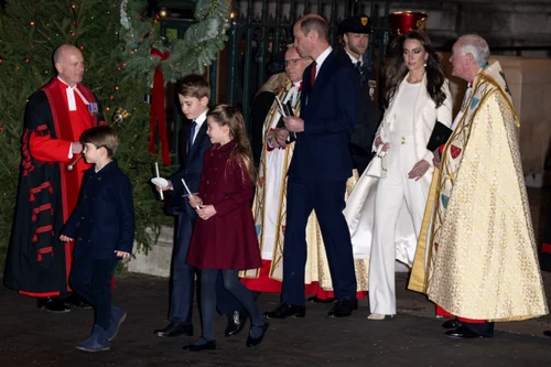 Louis, Kate, William, Getty
