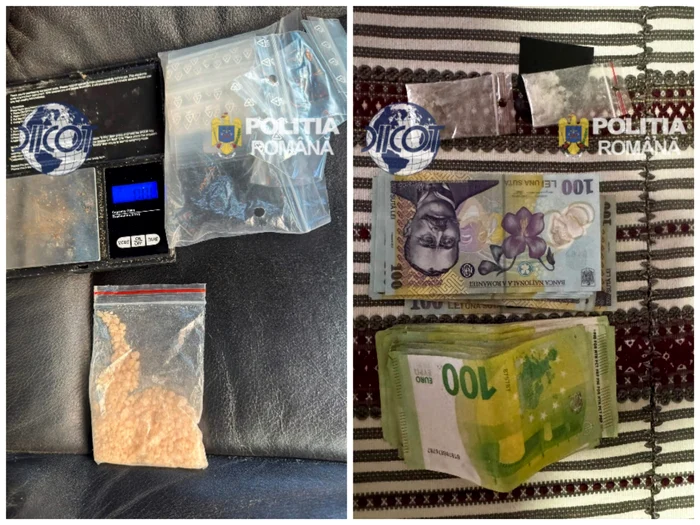Drogurile aduse din Sibiu ar fi trebuit să ajungă pe litoral Sursa FOTO:  IPJ Dolj