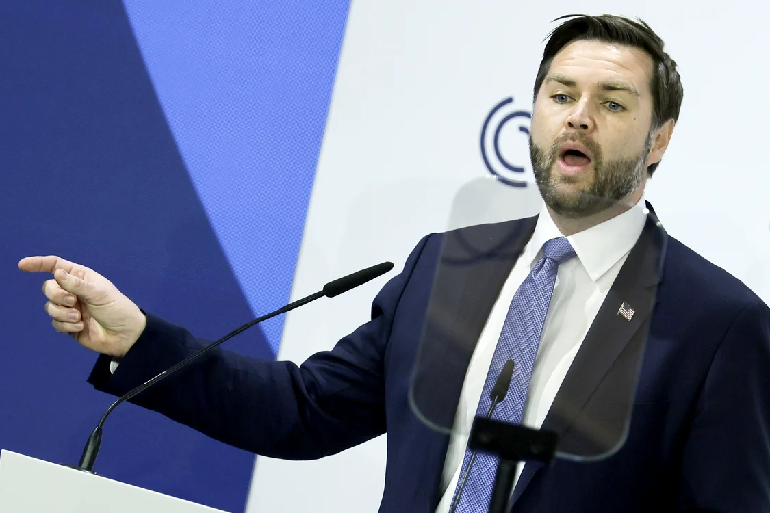 JD Vance la Conferința de securitate de la Munchen FOTO EPA-EFE