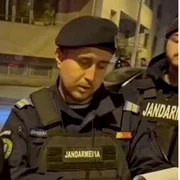 Jandarmul care l-a amendat pe Marian Rădună pentru marșul Colectiv FOTO Facebook