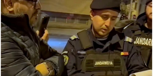 Jandarmul care l-a amendat pe Marian Rădună pentru marșul Colectiv FOTO Facebook 