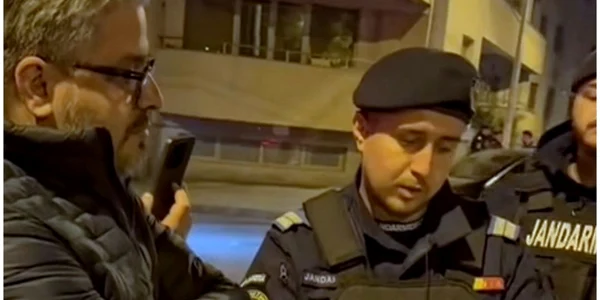 Jandarmul care l-a amendat pe Marian Rădună pentru marșul Colectiv FOTO Facebook