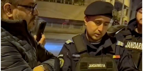 Jandarmul care l-a amendat pe Marian Rădună pentru marșul Colectiv FOTO Facebook 