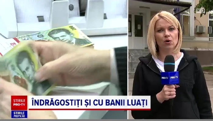 Individul care a păgubit mai multe persoane a fost reținut / foto: captură Pro TV