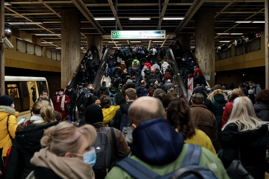 Haosul de joi, de la metrou, din cauza grevei STB