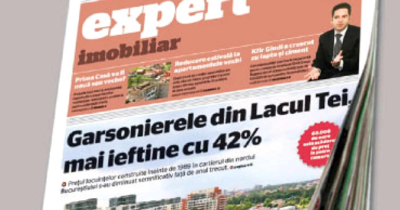 Citiţi mâine în „Expert imobiliar“!