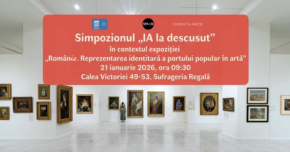 Simpozionul „IA la descusut”, la Muzeul Național de Artă al României