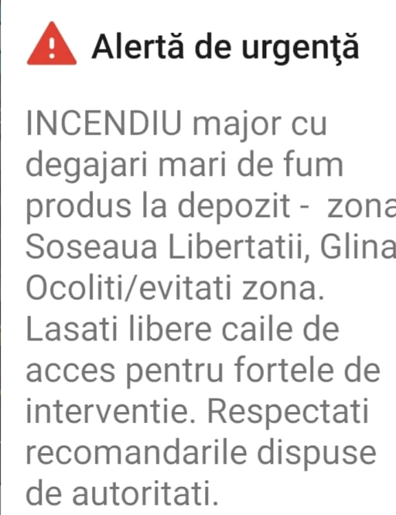 RO ALERT Incendiu depozit Glina 18 august 2023 jpeg
