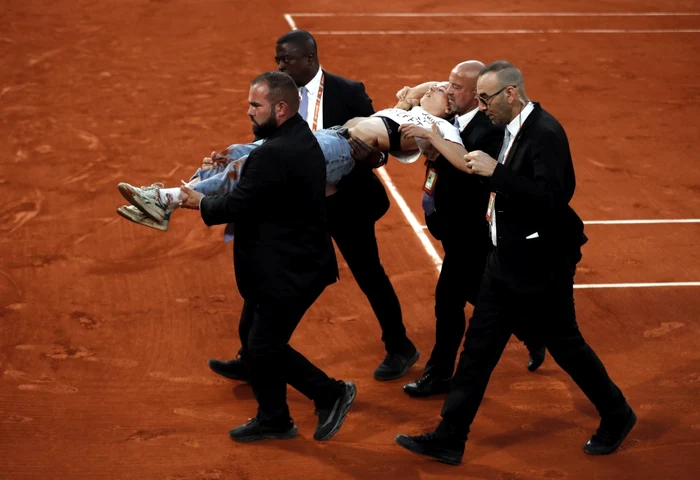 Protest la Roland Garros FOTO EPA-EFE