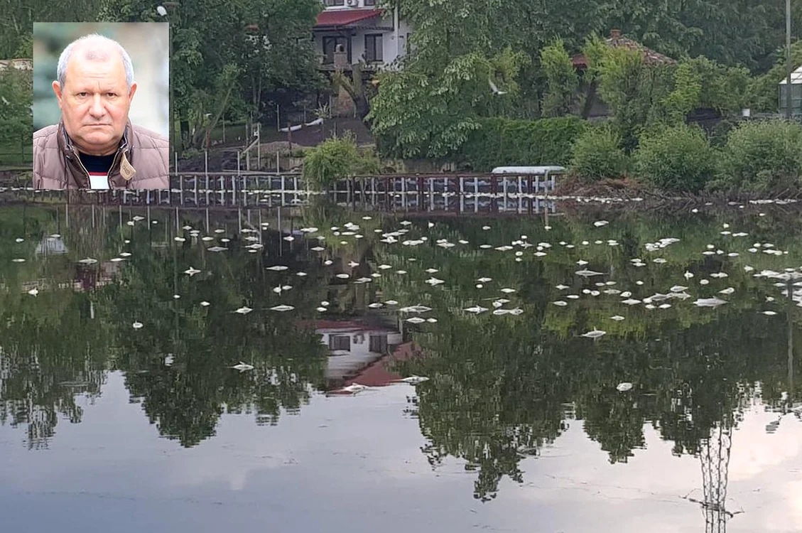 
    Lacul concesioat de Cristian Țânțăreau este plin de pești morți  