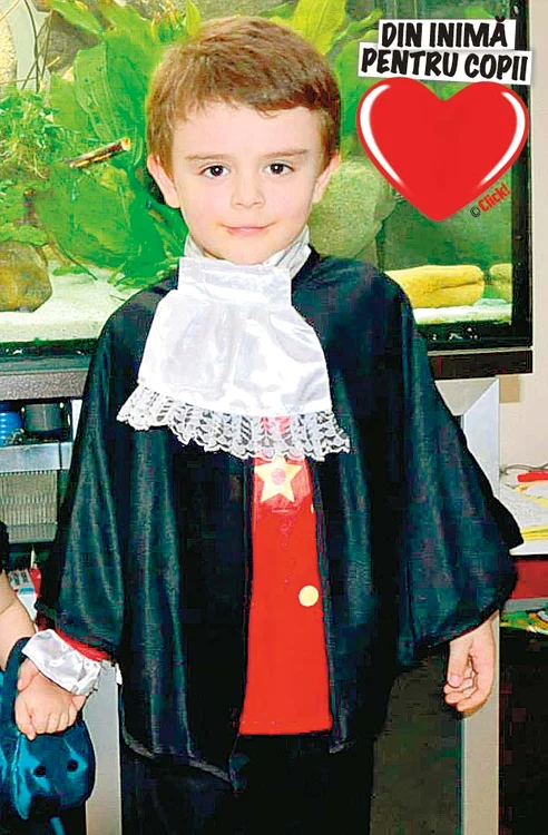 Rareş Dumitraşcu (4 ani) a fost diagnosticat în urmă cu trei săptămâni cu cancer