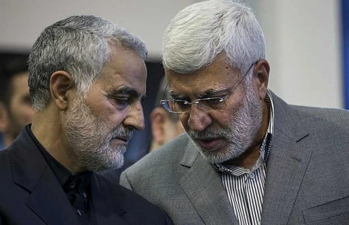Generalul iranian Qassem Soleimani şi mâna sa dreaptă din Irak, Abou Mehdi al-Mouhandis