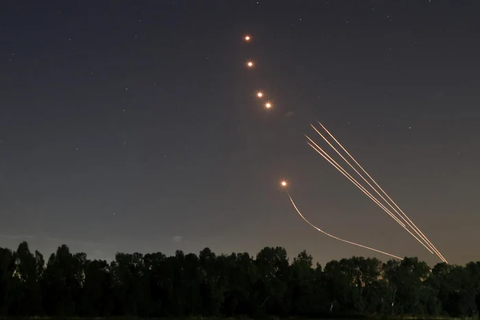 Domul de fier interceptând rachete Foto: EPA-EFE