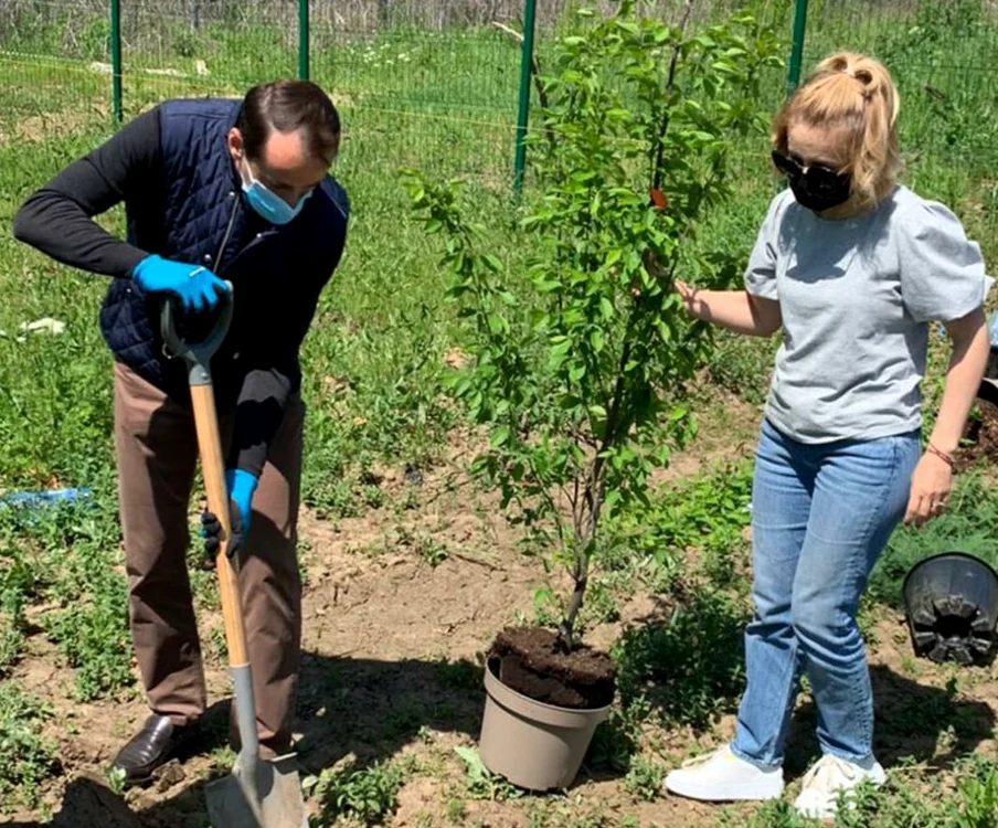 Simona Gherghe a participat la o acțiune de "Verde", de Ziua Europei, pe 9 Mai