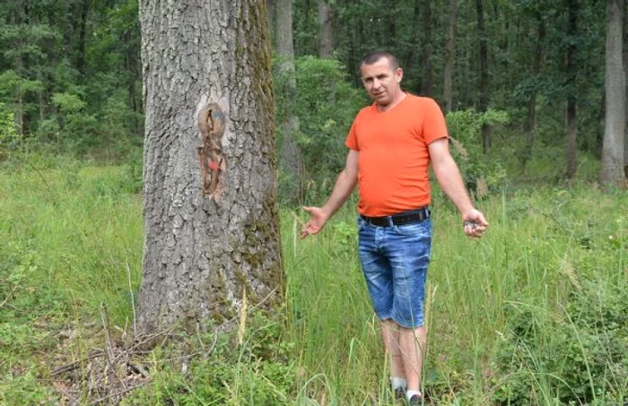 Pădurarul Florin Goron FOTO Laura Gal