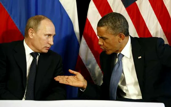 Vladimir Putin şi Barack Obama încearcă să găsească o soluţie în privinţa crizei din Ucraina FOTO:Reuters