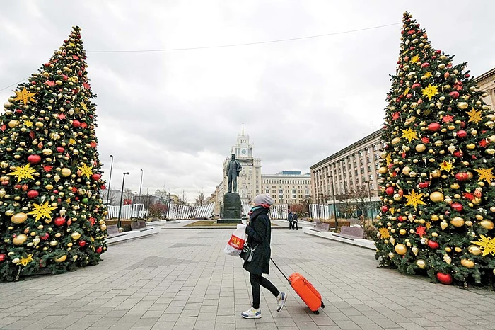 În capitala Rusiei sunt în continuare temperaturi pozitive