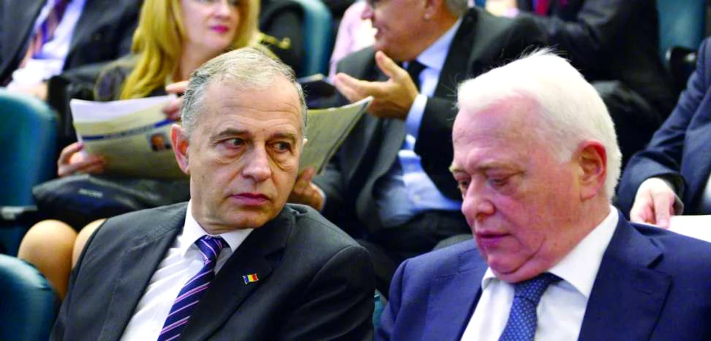 Mircea Geoană şi Viorel Hreben ciuc, în vremea când conduceau PSD