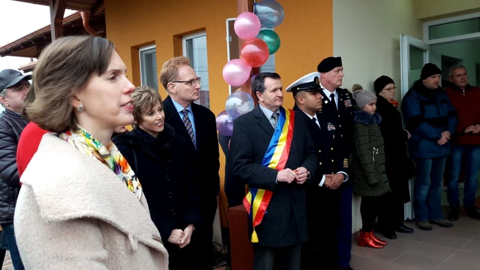 Reprezentanta Ambasadei SUA la Bucureşti, Abigail Rapp, a vorbit despre alte trei obictive de investiţii FOTO: Alina Mitran