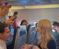 Victor a cerut-o în avion pe Andreea foto: Instagram