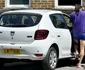 Emma Răducanu și mașina sa, Dacia Sandero. Foto X