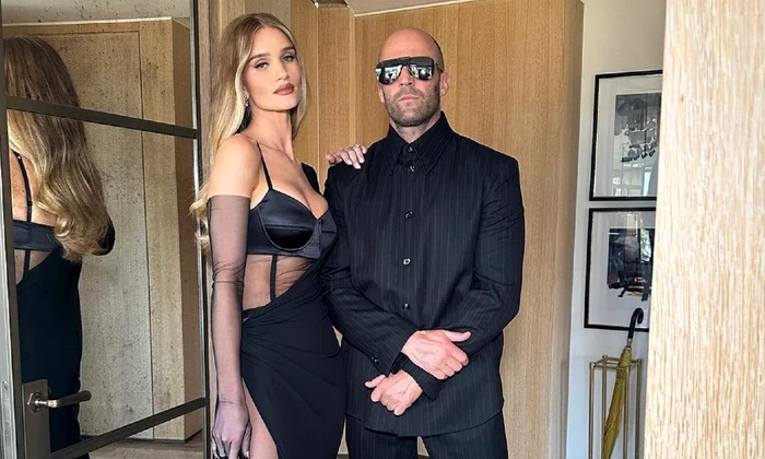 Rosie Huntington Whiteley si Jason Statham la premiera Fast and Furious  Instagram (5) jpg