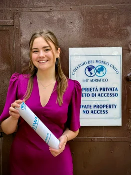 Prințesa Ariane la absolvire. FOTO: Casa Regală olandeză