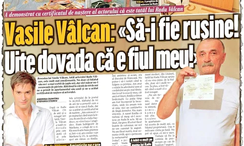 Click! a prezentat în exclusivitate povestea tatălui  pe care Radu Vâlcan nu l recunoaşte jpeg