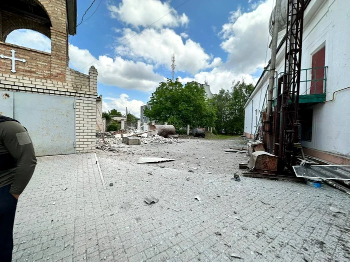 Biserică din regiunea Herson bombardată de ruși FOTO Twitter