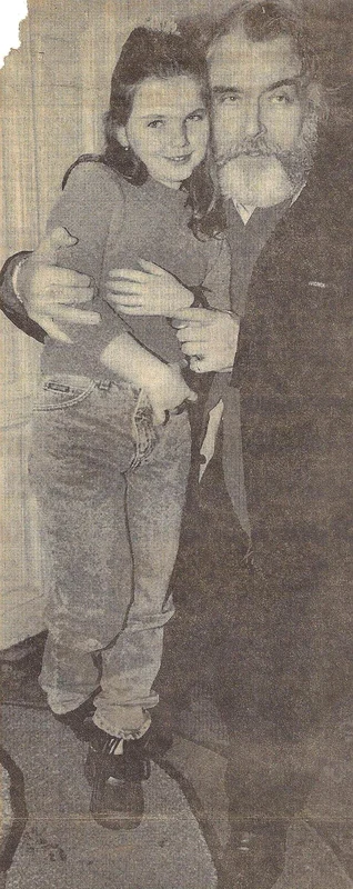 Ana Maria Păunescu lângă Adrian Păunescu