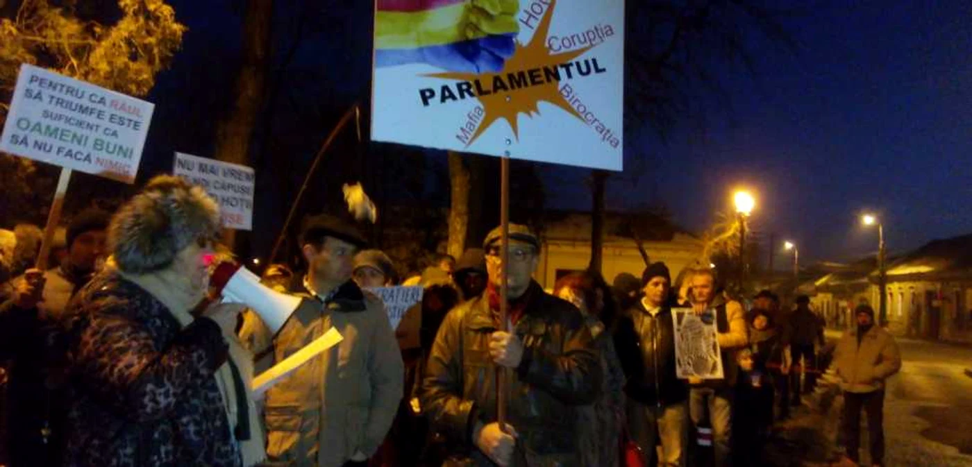 Miting de protest la Alba Iulia