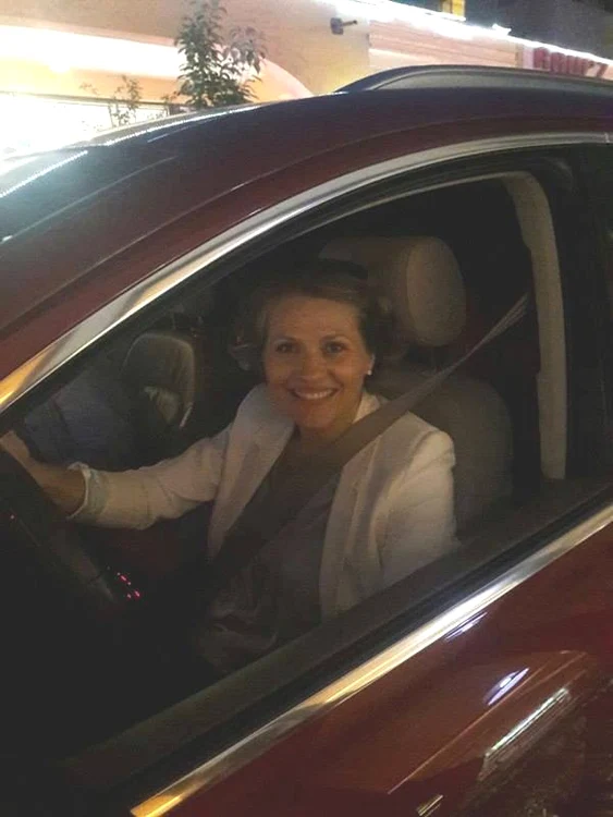 Mirela Boureanu Vaida, la plimbare prin București