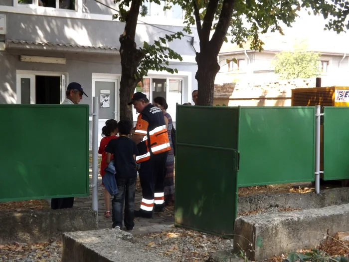 Copiii au fost aduşi la secţia de infecţioase din Turnu Severin FOTO Corina Macavei