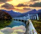 Podul în curbă de cale ferată din Defileul Oltului în Vâlcea Foto Centrul de promovare turistică Vâlcea