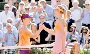 Simona Halep şi  Maria Sharapova  s au întâlnit ultima  oară în finala de la  Roland Garros jpeg