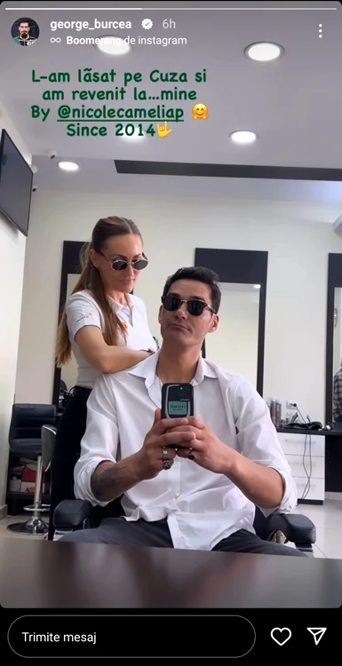 George Burcea a renunțat la barbă / foto: Instagram