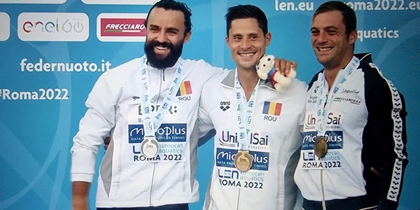 Constantin Popovici, Cătălin Preda și Alessandro De Rose Foto Facebook / FRNPM