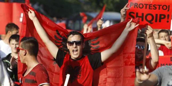 proteste skopje macedonia foto Boris Grdanoski ap photo