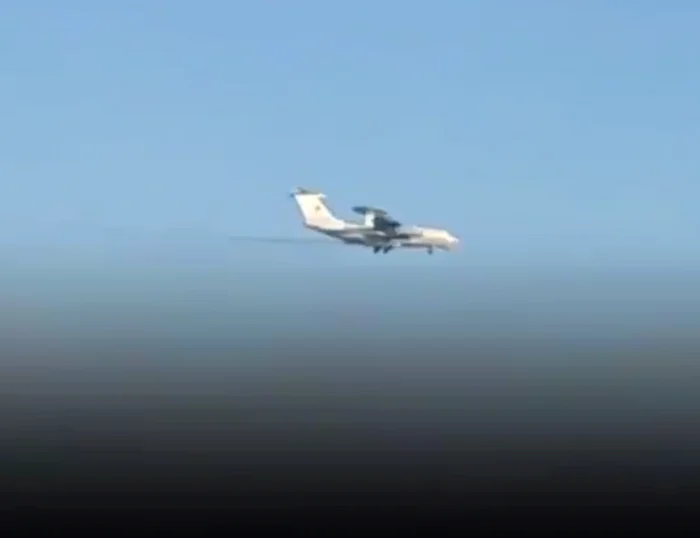 Aceiași aeronavă a fost observat în Belarus și în februarie Foto: Captură video
