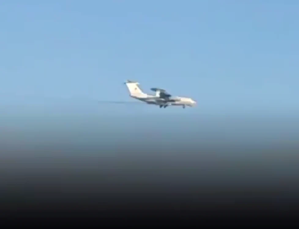 Aceiași aeronavă a fost observat în Belarus și în februarie Foto: Captură video