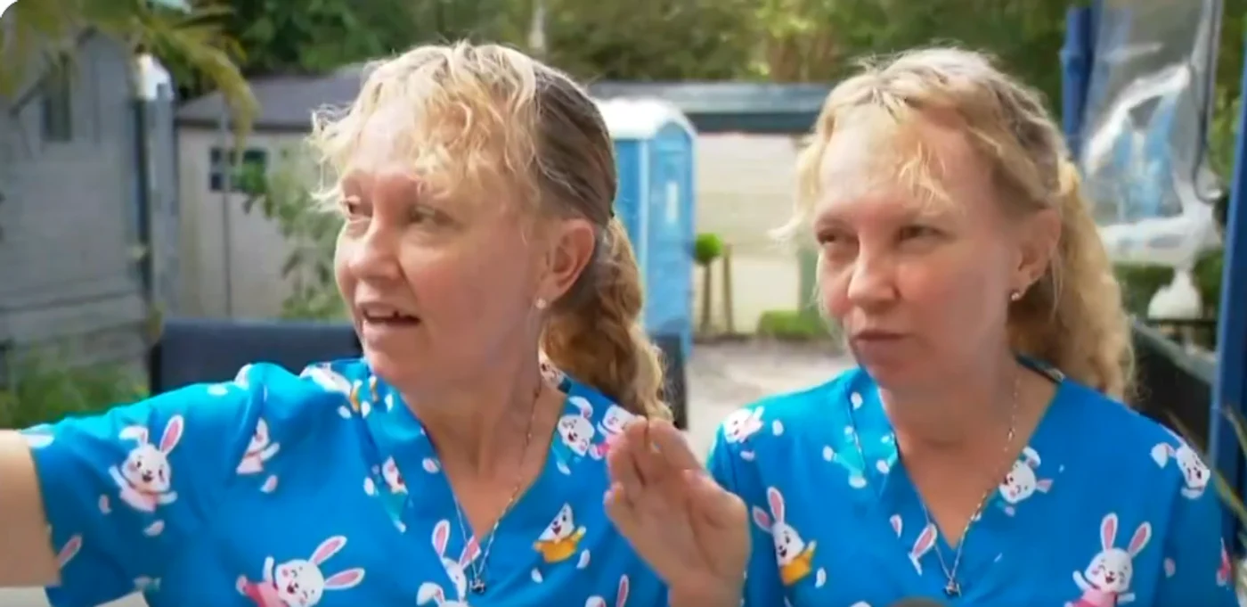 Bridgette și Paula Powers. FOTO captura 7NEWS Queensland