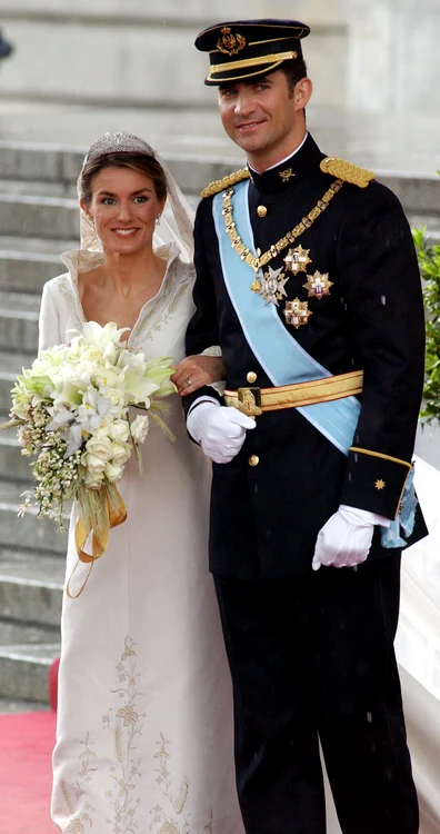 Regele Felipe al Spaniei și Regina Letizia în mai 2004, când s au căsătorit, Foto Getty (8) jpg