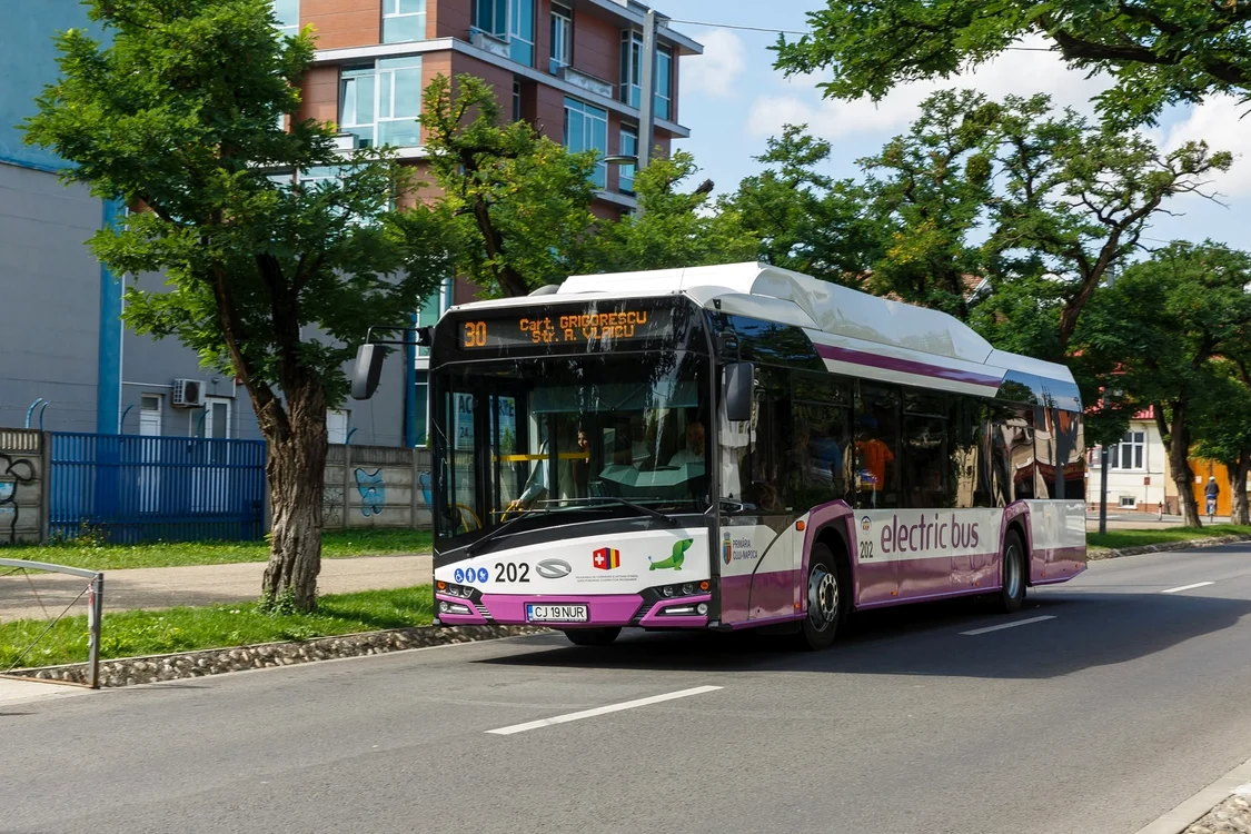 Autobuze Cluj-Napoca  FOTO: Facebook CTP