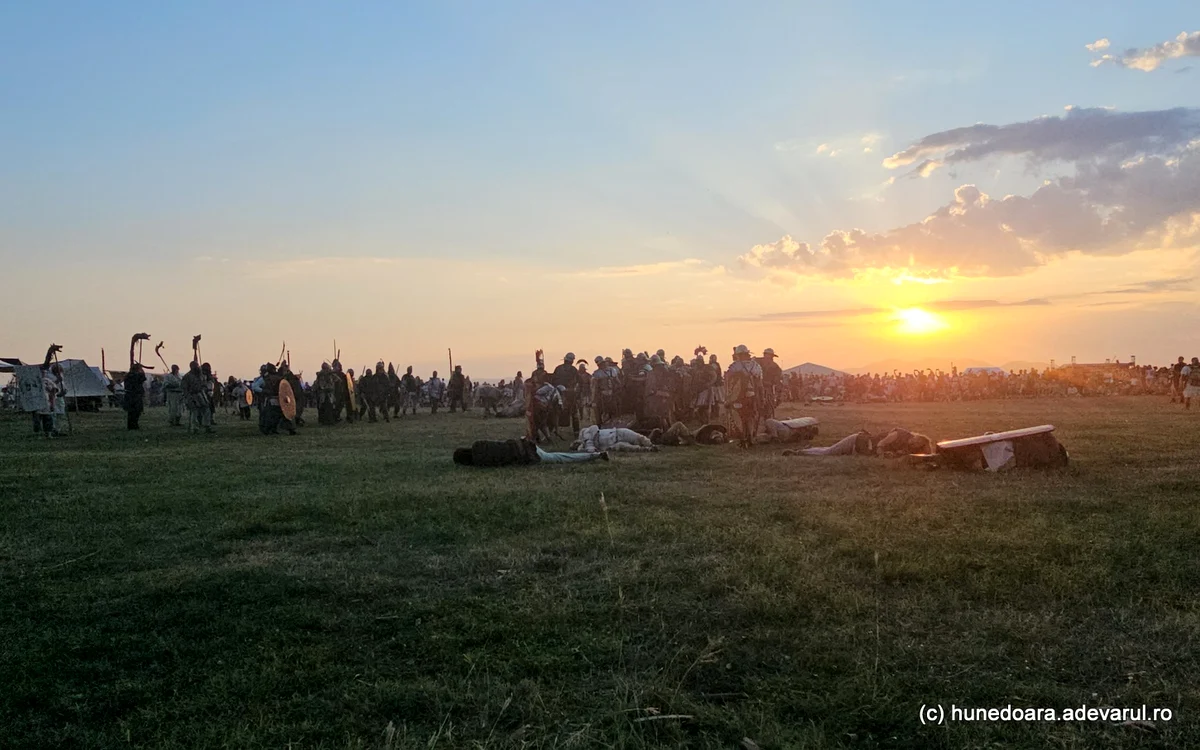 Confruntare între daci și romani, reeditată la Dacfest. Foto: Daniel Guță. ADEVĂRUL